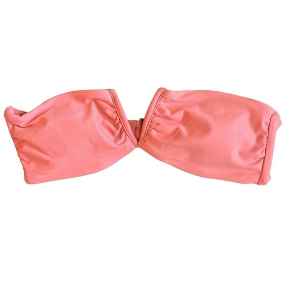 NWT Andie Swim The Scala Bikini Top In Punch Pink Size Small - Picture 3 of 6